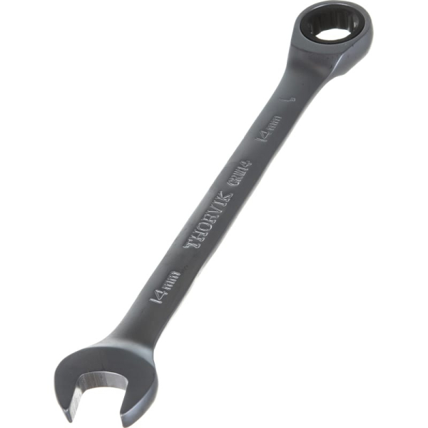 Набор ключей THORVIK гаечных комбинированных трещоточных на держателе, 8-19 мм, 12 предметов