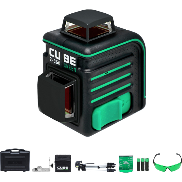 Лазерный уровень ADA CUBE 2-360 GREEN Ultimate Edition   А00471