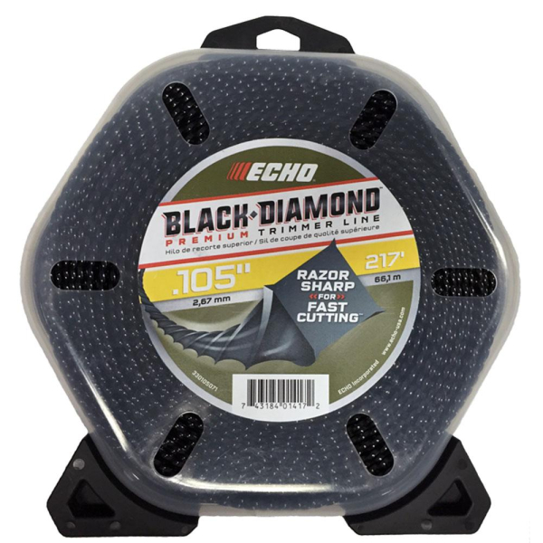Леска ECHO Black Diamond Line 2.7mm*66 m         340105071