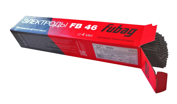 Электроды Fubag с рутилово-целлюлозным покрытием FB 46 D 4.0мм (5 кг)  38869