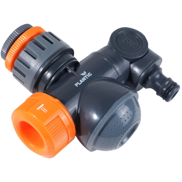 Штуцер для крана Plantic Light 1/2"-3/4 -1" с душем   39384-01