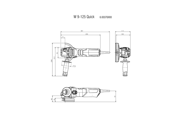 УШМ Metabo W 9-125