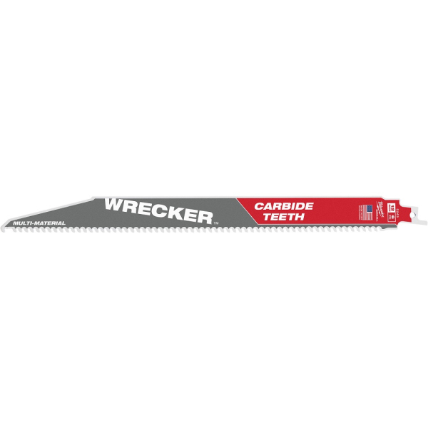 Полотно Milwaukee для сабельной пилы WRECKER CARBIDE 300x6 мм
