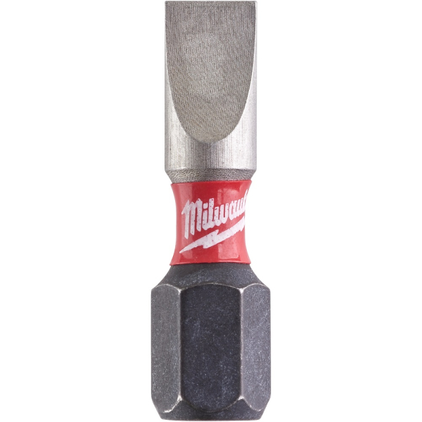 Бита Milwaukee SHOCKWAVE SL0,8x5,5 25мм 2шт