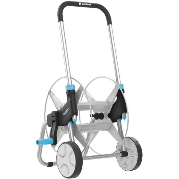 Тележка CELLFAST EXPLORER металлическая для шланга 1/2'' 60м