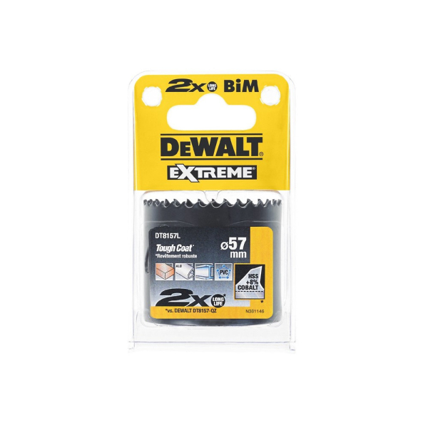 Цифенбор с карбидным покрытием DEWALT DT 8157 L 57*46 мм