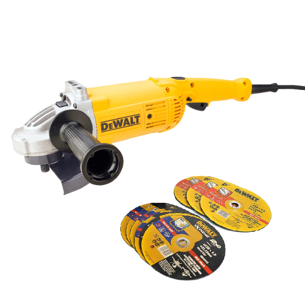 УШМ DEWALT DWE 496 D10 + набор дисков