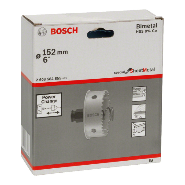 Коронка  BOSCH SHEET-METAL 152мм   2.608.584.855