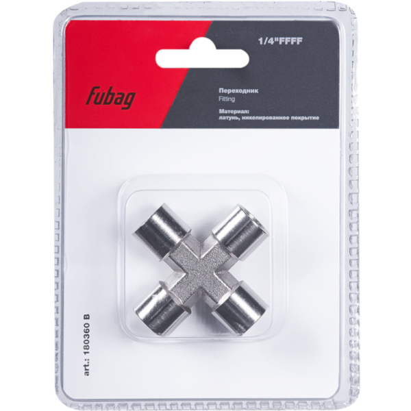 Разъемное соединение Fubag переходник 1/4"FFFF   (180360 B)