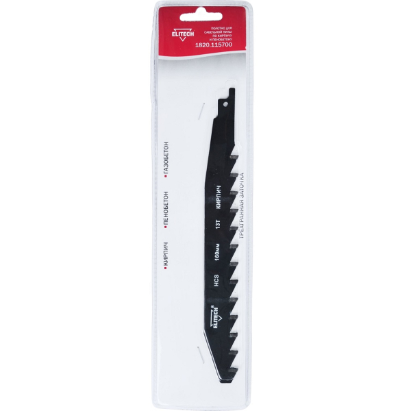 Полотно пильное ELITECH для сабельной пилы   1820.115700