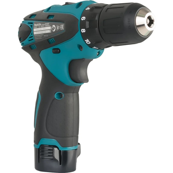 Дрель аккумуляторная Makita DF 330 DWLE Li-ion