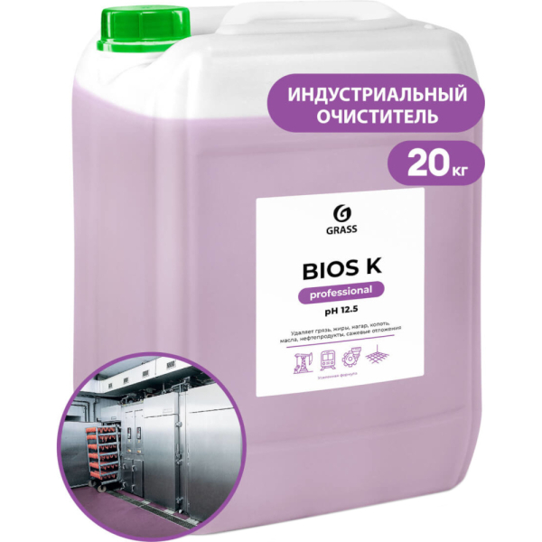 Средство моющее щелочное GRASS "БИОС К" 22,5кг   800031