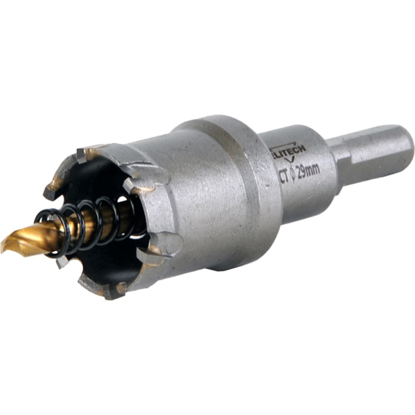 Коронка твердосплавная ELITECH по металлу 29мм   1820.138700