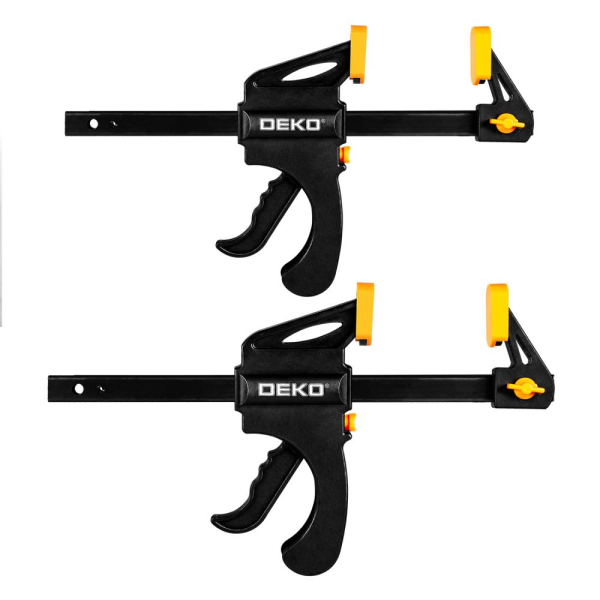 Струбцина быстрозажимная DEKO 200 мм CL200-2  2 шт   065-0614