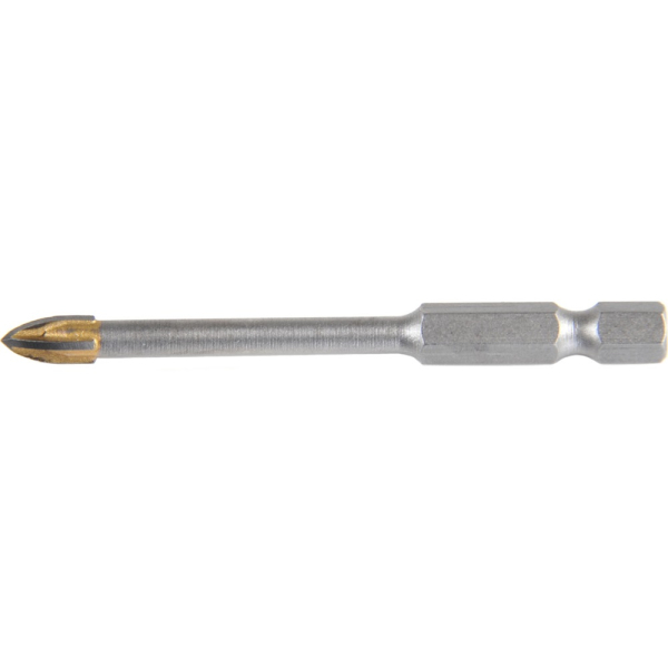 Сверло ELITECH по стеклу и кафелю 5*70мм HEX1/4"   1820.104800