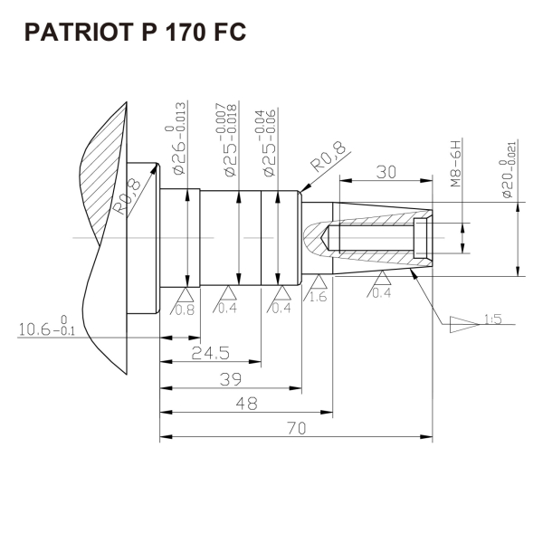 Двигатель Patriot Garden P 170FC