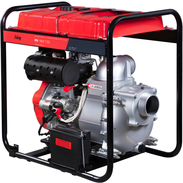 Мотопомпа Fubag PD 1800T ES для сильнозагрязненной воды дизельная