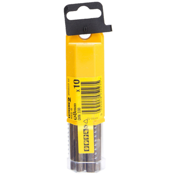 Сверло DEWALT по металлу 8*117 (10 штук в упаковке)   DT 5553