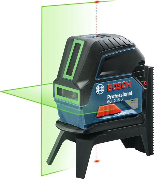 Лазерный уровень BOSCH GCL 2-15G + RM1 + BM3     0.601.066.J00