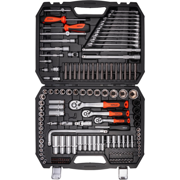 Набор инструмента AV Steel 144 предмета 1/4",3/8",1/2"  AV-011144