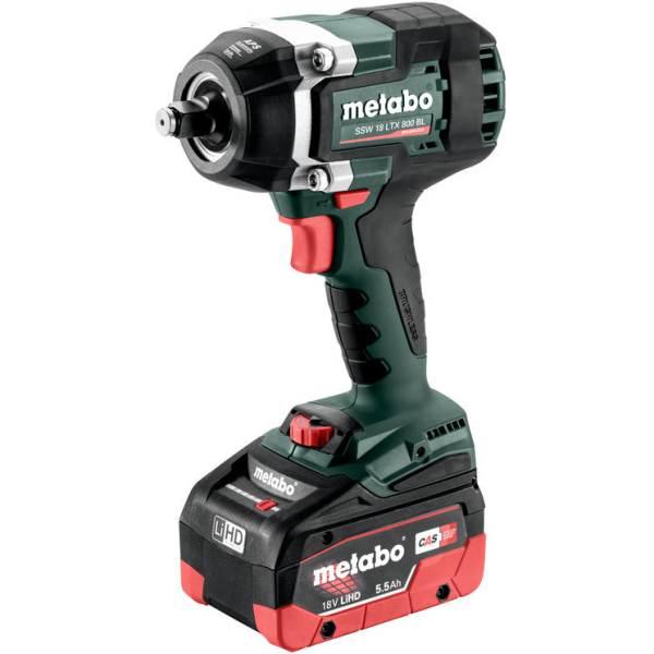 Гайковерт аккумуляторный ударный Metabo SSW 18 LTX 800 BL