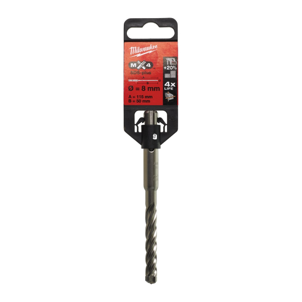 Бур Milwaukee SDS+ MX4  8х110мм