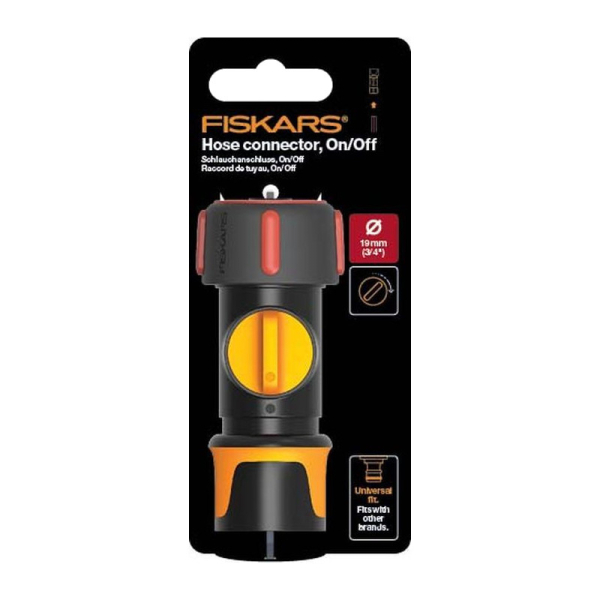 Коннектор Fiskars 3/4" ВКЛ/ВЫКЛ   1027087
