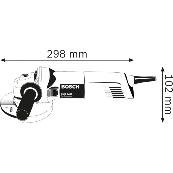 УШМ BOSCH GWS 1400     0.601.824.800