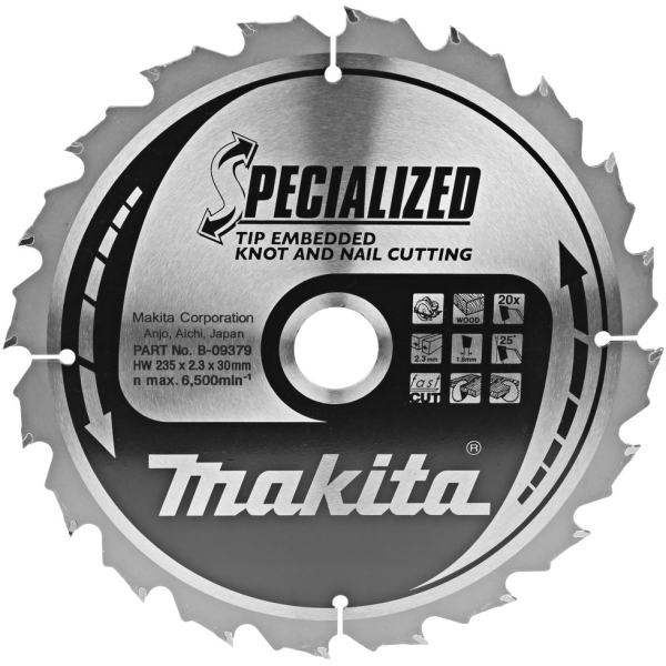 Диск п/п Makita 235*30*20   (B-09379)