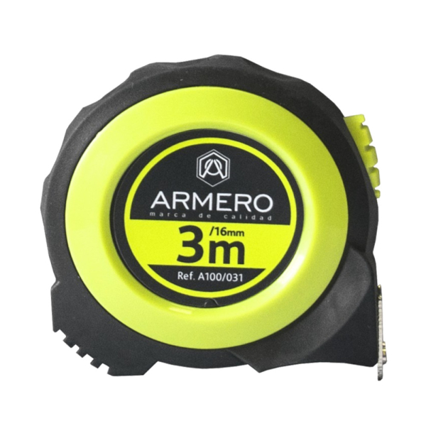 Рулетка ARMERO с автоблокировкой 3м*16мм     A100/031