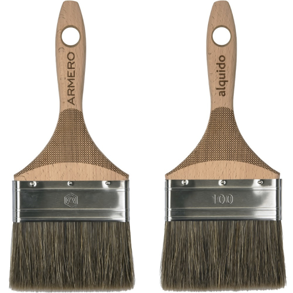 Кисть малярная ARMERO 100*19мм для лаков и красок на основе растворителя   A801/100