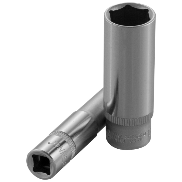 Головка торцевая JONNESWAY глубокая 1/4"DR 12мм   S04HD2112