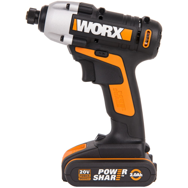Шуруповерт аккумуляторный WORX WX290.1 20V 2,0Ач кейс