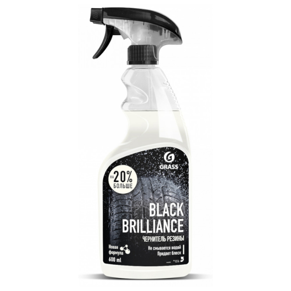 Чернитель-полироль шин GRASS "BLACK BRILLIANCE" Silicone  600мл   110399