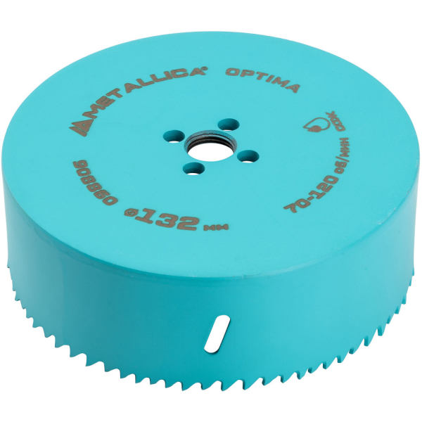 Коронка биметаллическая METALLICA Optima 132 мм 5 3/16" Vario 5/8-18UNF   908860