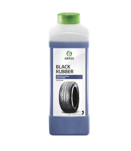 Чернитель-полироль шин GRASS "BLACK RUBBER" Antistatic 1кг   121100