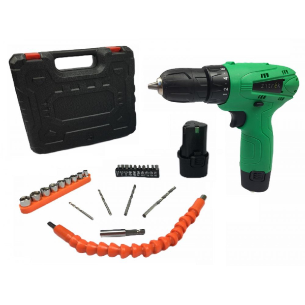 Дрель аккумуляторная ZITREK Green 12 PRO   063-4073
