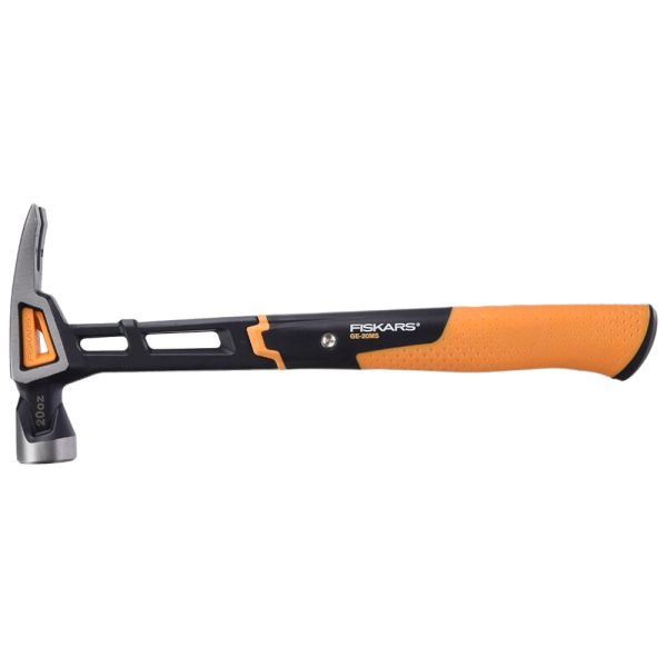 Молоток Fiskars с загнутым гвоздодёром M16oz/13.5"   1027202