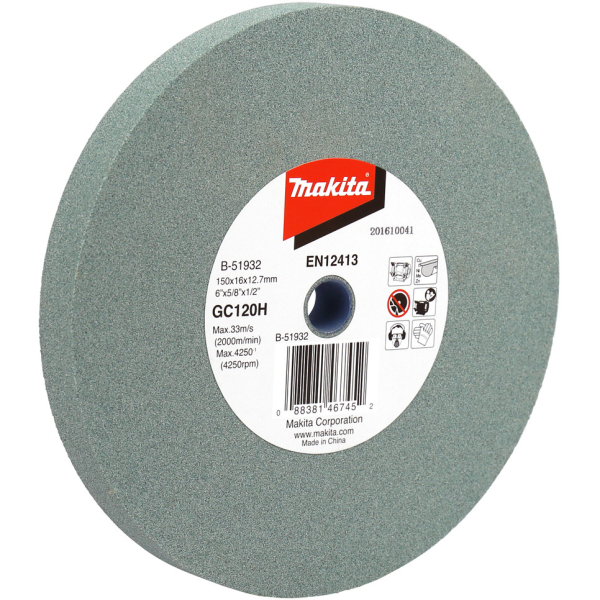 Круг точильный Makita 150*16*12,7  GC120H   B-51932