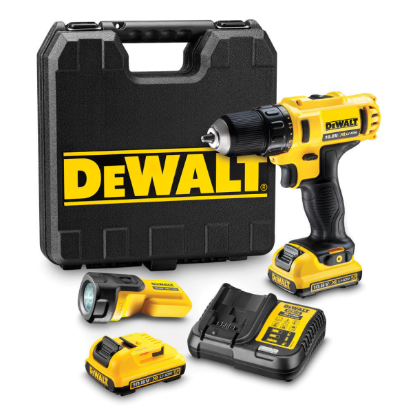 Дрель аккумуляторная DEWALT  DCD 710 DV  10.8v 2.0Ah Li-Ion