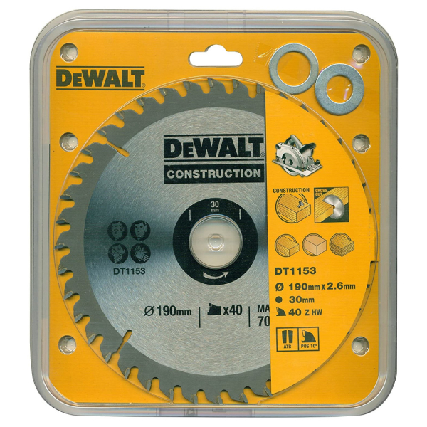 Диск п/п DEWALT DT 1153   190*30*40