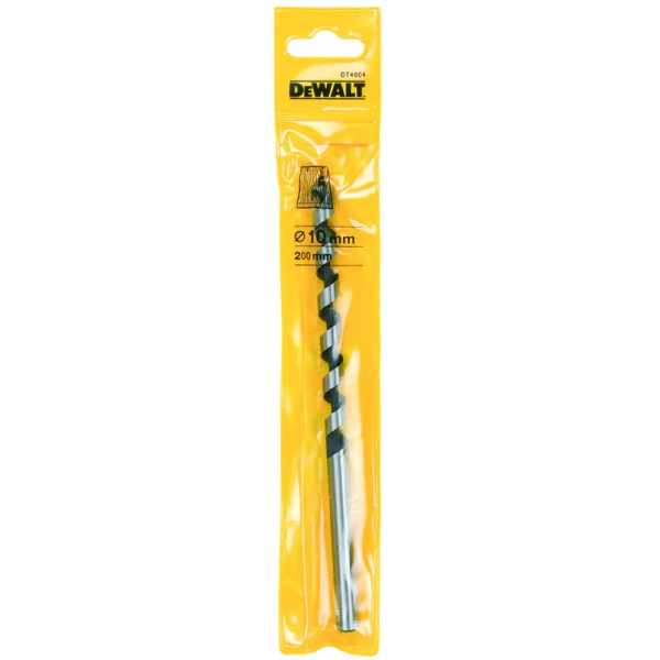 Сверло DEWALT по дереву   10*200*100 мм шнековое   DT 4604    (1шт в упак)