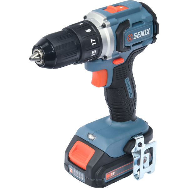 Дрель аккумуляторная SENIX PDDX2-M2-EU KIT,  2акб, зу, кейс