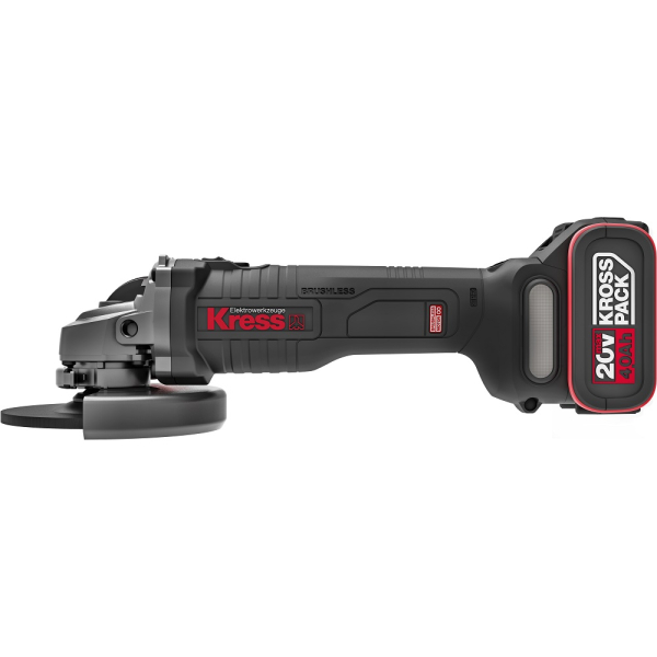 УШМ KRESS KU801 20V 4,0Ач аккумуляторная кейс