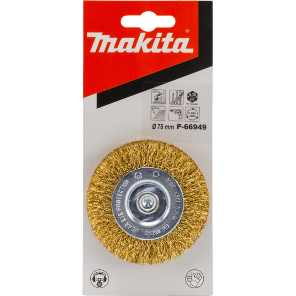 Щетка Makita 50 мм проволочная конусная   P-66949 