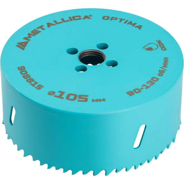 Коронка биметаллическая METALLICA Optima 105 мм 4 1/8" Vario 5/8-18UNF   908815