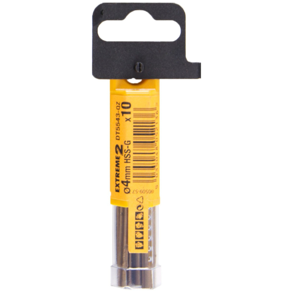 Сверло DEWALT по металлу 4*75 (10 штук в упаковке)   DT 5543