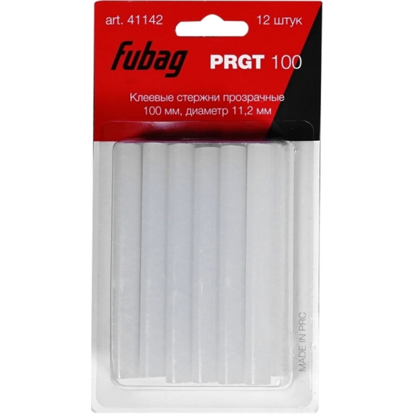 Клеевые стержни Fubag PRGT 100 прозрачные   41142