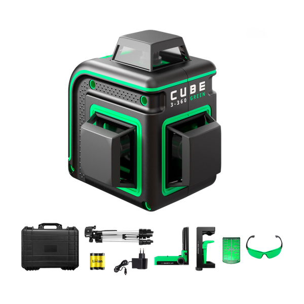 Лазерный уровень ADA Cube 3-360 Green Ultimate Edition