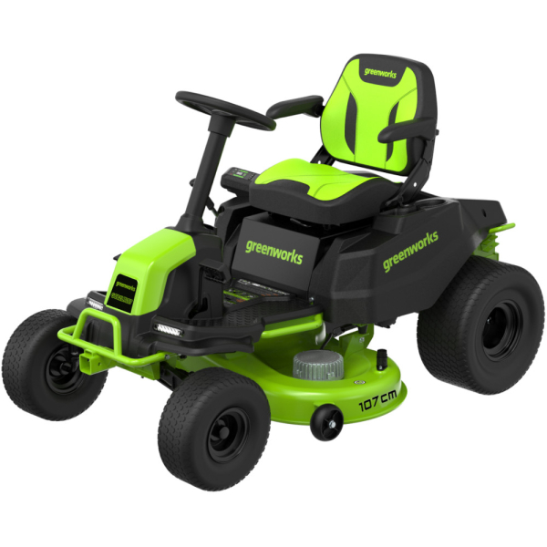 Трактор садовый GREENWORKS GC82LT107 аккумуляторный без АКБ и ЗУ   7404507